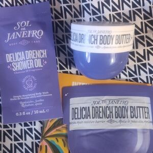 Sol de Janeiro Delicia Drench Body Butter & Shower Oil Duo - Purple